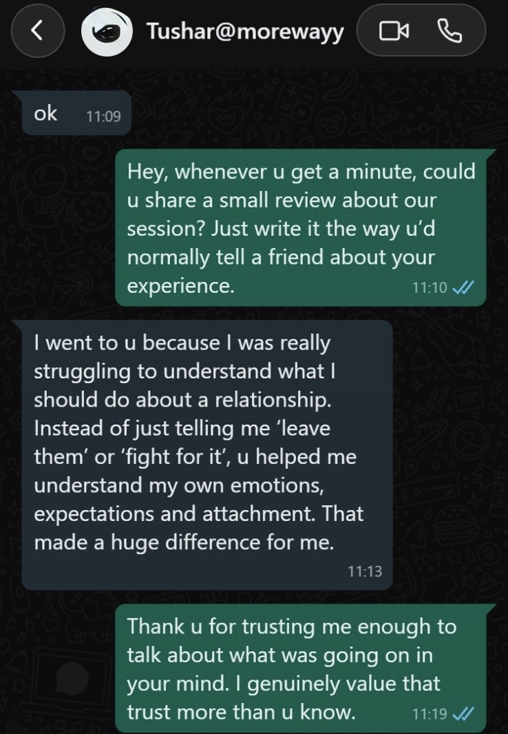 Helped me understand my emotions